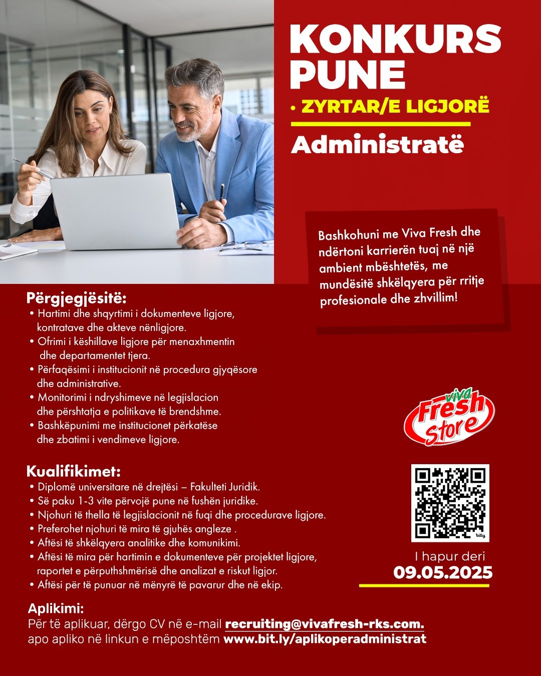 Zyrtar/e Ligjor/e – Administratë